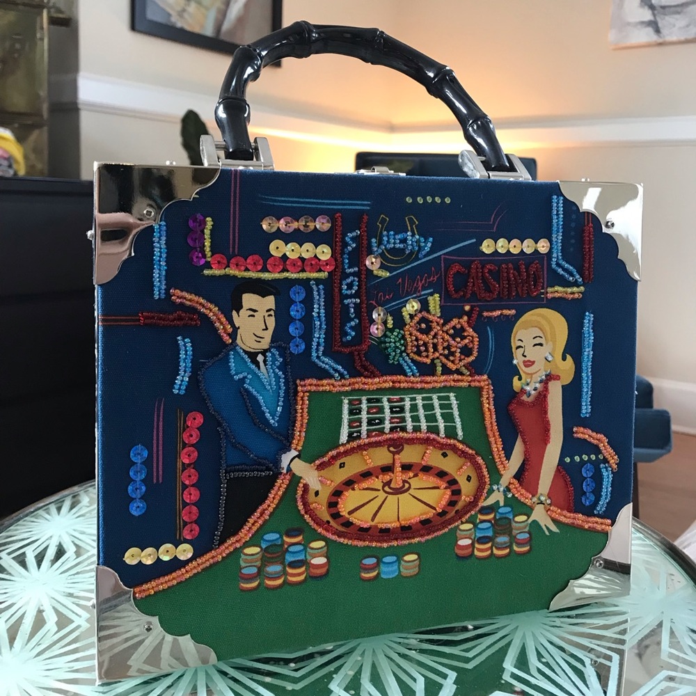 One of a kind Cigar box Casino Gaming purse